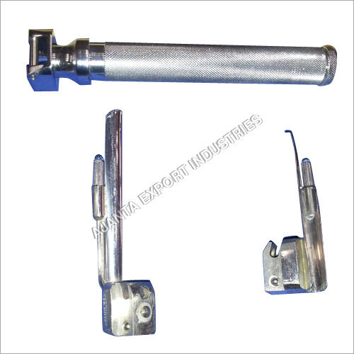 LARYNGOSCOPE MACINTOSH BLADES WITH HANDLE 