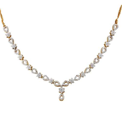 Daily wear stylish Diamond Necklace