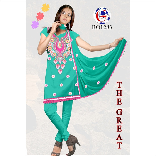 Latest Salwar Kameez Pattern - Cotton, Teal, Embroidered | Stylish Design, Vibrant Colors, Mill Processed, High Color Fastness