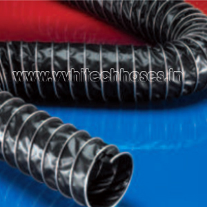 PTFE Hose - Electrically Conductive PTFE Film Stainless Steel Spiral 6.0 mm I.D. | Highly Flexible Chemical Resistant Abrasion Resistant Kink-Proof Lightweight Temperature -40 to +170Â°C