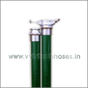 TPE Hose - Thermoplastic 20-52mm, Green Cover Black Liner | Biodiesel Up To 100%, Coppered Antistatic Wire, Steel Spiral, Smooth Inside Outside, Working Pressure 10 Bar
