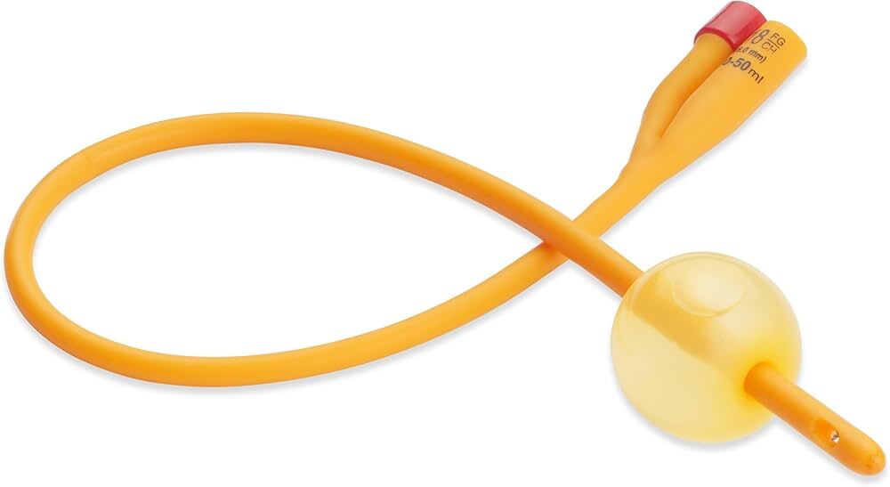 Foley Balloon Catheter - Rubber Material, Manual Operation, Laser Technology | Basic Surgical Instrument for Bladder Urine Management