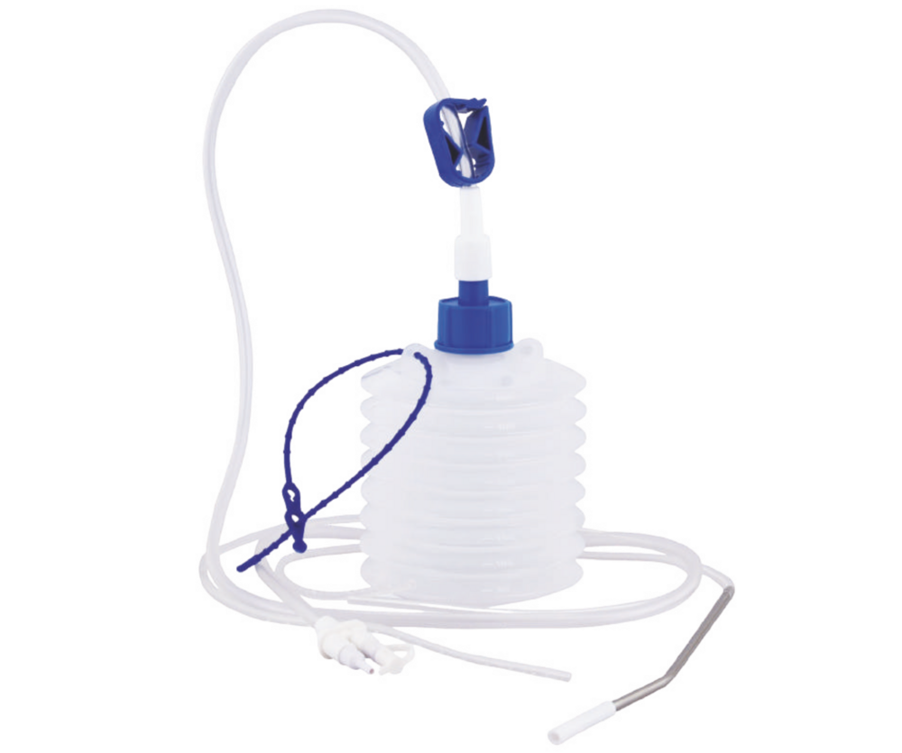 Close Wound Suction Unit - Plastic , Basic Surgical Instruments, Hospital Usage for Efficient Fluid Removal in Surgical Procedures