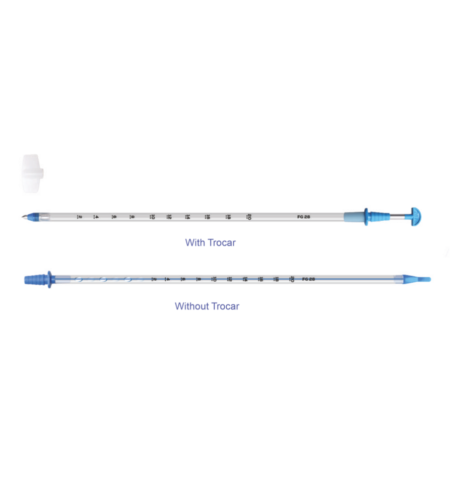 Chest Drainage Catheter (Thoracic) - Material: Plastic