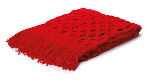 Knitted throw cotton