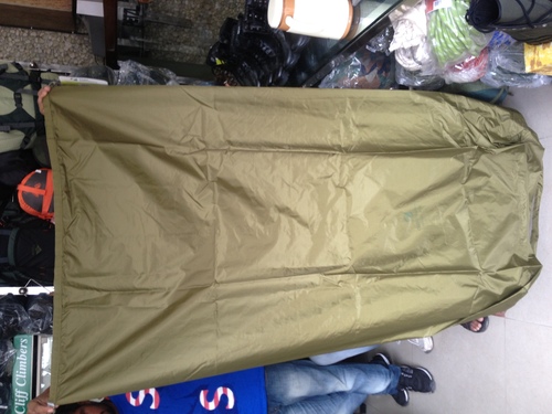 CLIFF CLIMBERS DRY BAG LARGE - PVC Tarpaulin, 60x40x20 cm, Olive Green | Waterproof, Durable, Roll-Top Closure, 70L Capacity