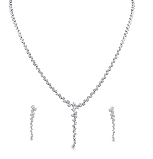 Beautiful Designer Diamond Necklace Set