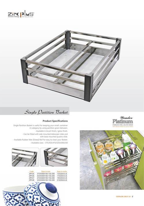 Single Partition Basket