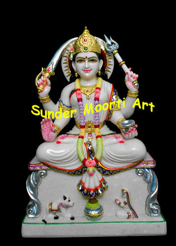 Washable Marble Santoshi Maa Statue