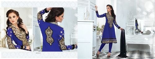 Embroidery worked Anarkali Suit