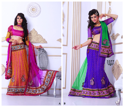 Lehenga style saree online