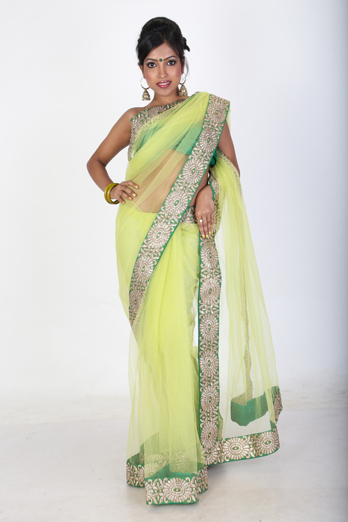 Shimmer Georgette Saree