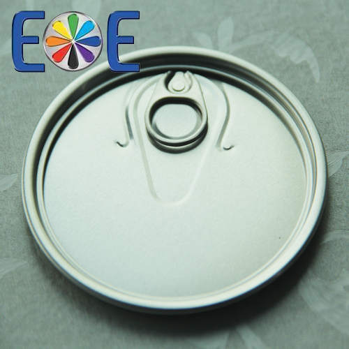 Edible Oil Aluminum Easy Open Lid - Aluminum, Diameter 99mm, Curl Diameter 108.8mm, Clear/Gold Lacquer, Easy Opening, Tamper Evident