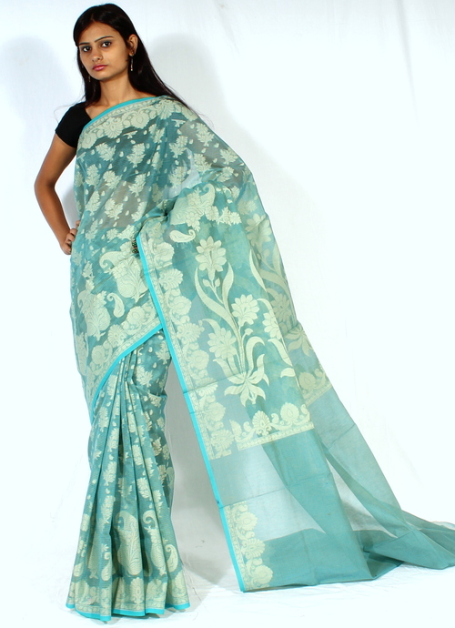Cotton supernet patola saree