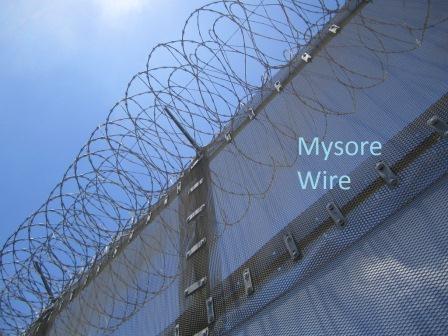 Silver Military Concertina Wire