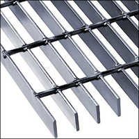Heavy Duty Steel Grating - Customized Size, Galvanized & Coated Finish | Sturdy, Durable, And Compact Design For Heavy Loads