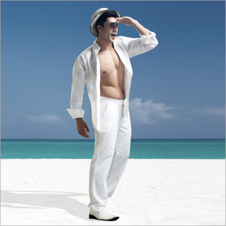 Ultra White Formal Trousers