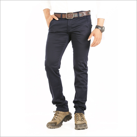 Plain Slim Fit Formal Trousers
