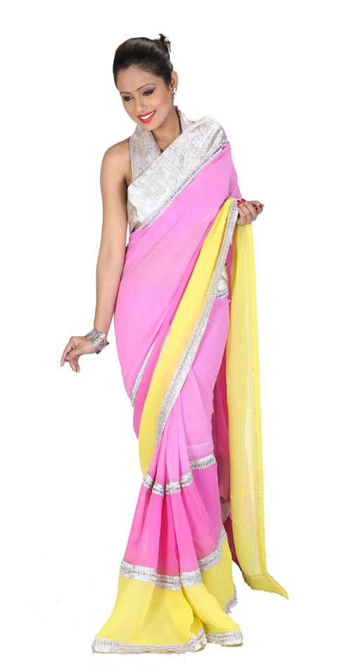 Faux Georgette Saree