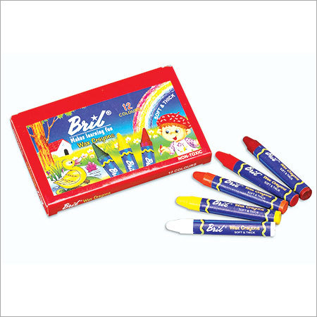 Wax Crayons 12 Col