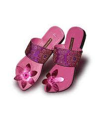 Footware - Synthetic, Various Sizes, Pink | Slip-On, Embellished, Comfortable, Durable, Elegant, Sparkly, Lightweight, Flat Sole