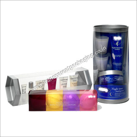 White Pvc Box For Cosmetics And Toiletries