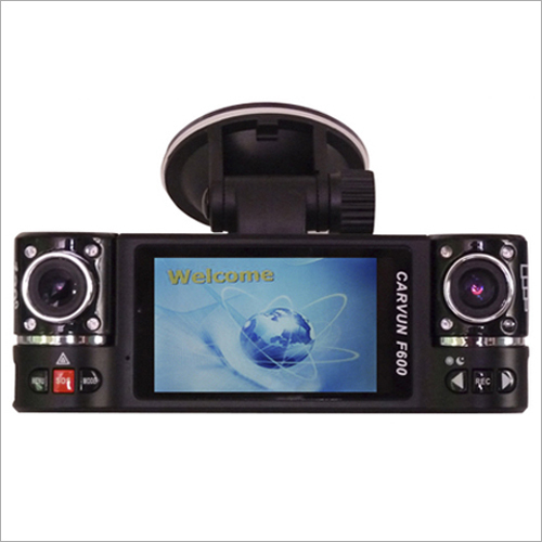 Dual Lens Car DVR With Voice Guider