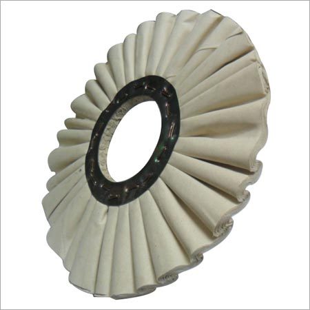 Corrugated Air Flow Buff - Cotton Web, 150-250mm Diameter, 20-30mm Thickness | Long Life, Robust Design, Full Coverage, Cost-Effective Surface Treated