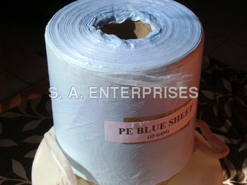 PE POLY BACK SHEET ( BLUE COLOUR )