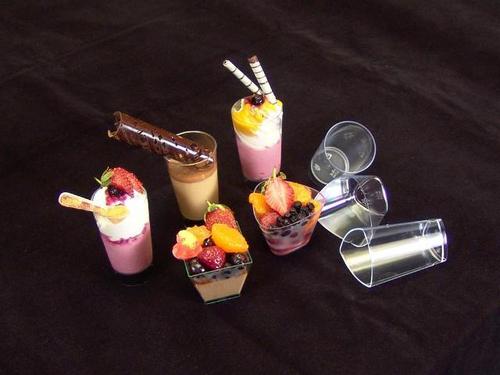 Plastic Desert Crystal Cups