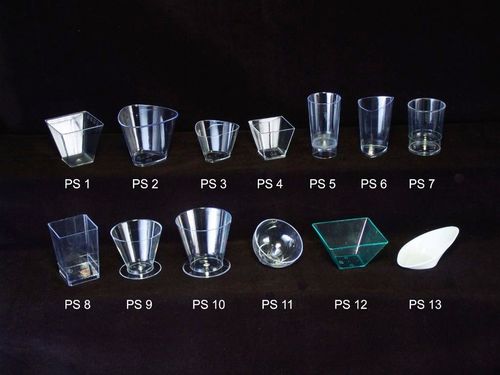 Plastic Desert Crystal Cups