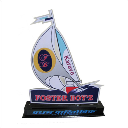 Acrylic Ship Trophy