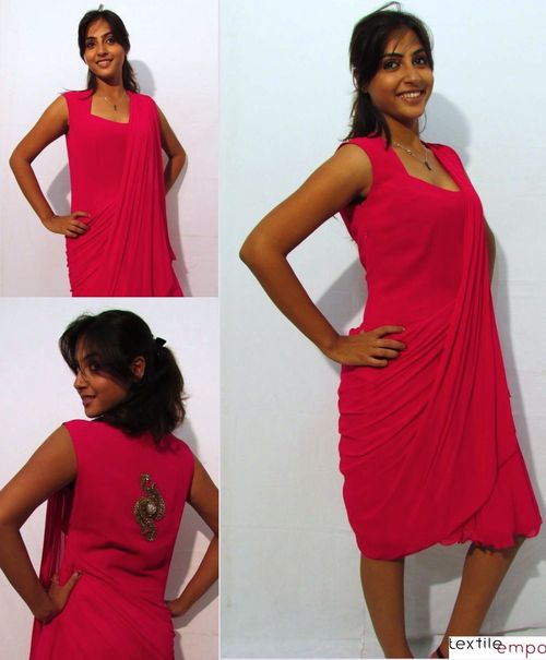 Sleeveless Draped Tunics