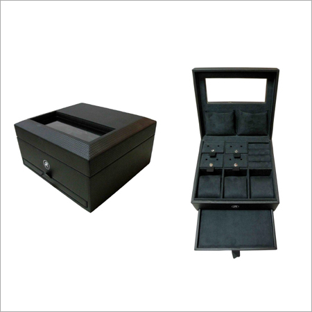 Three Watches and Jewellery Display Box