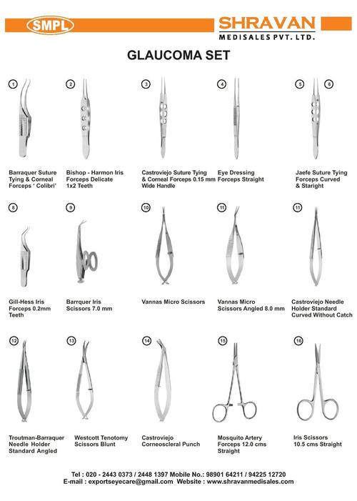 Glaucoma set