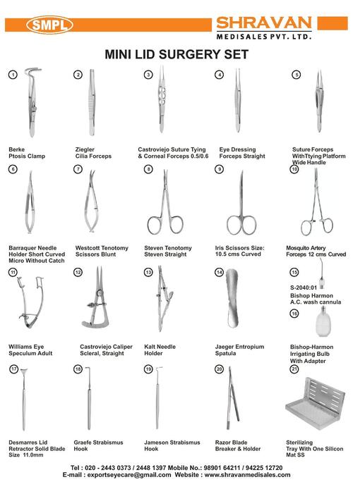 Mini Lid Surgery Set