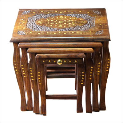 Wooden Stool Set