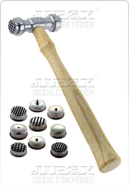 Texturing Hammer with 9 Interchangeable Faces