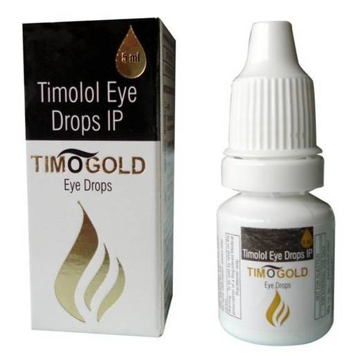 Timogold - Plastic Bottle 5ml, 0.05ml Drop Size | Timolol, Reduced Redness, Lowered Pressure, Improved Vision