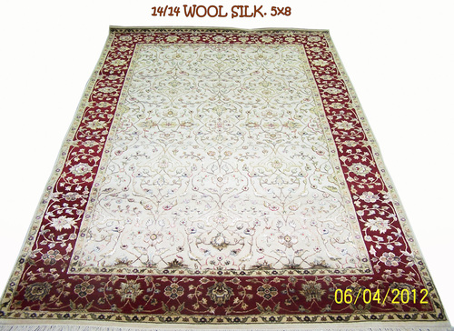 14/14 WOOL SILK RUGS