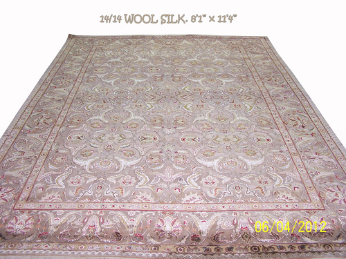 14/14 WOOL SILK RUGS