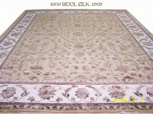 10/10 WOOL SILK RUGS