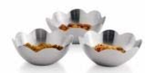 S S Snack Bowl Set - Stainless Steel 8-10 cm Silver, Easy Cleaning Durable Stylish Design