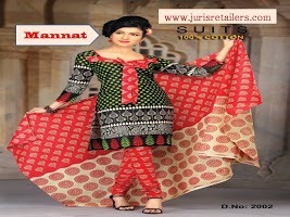 Suit - Cotton, 54 Inches, Red | Elegant Design, Soft Fabric, Comfortable Fit, Stylish Look, Durable Material, Trendy Style, Printed Pattern, Churidar Style