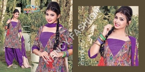 Mix Unstitched Cotton Salwar Suits
