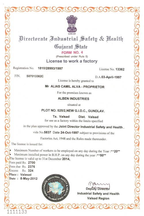 OUR CERTIFICATE
