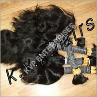 Weft Hair Extensions - Machine Weft Indian Human Hair, Black Color | Tangle-Free, Glossy Design, Wear & Tear Resistant, Suitable for All Women