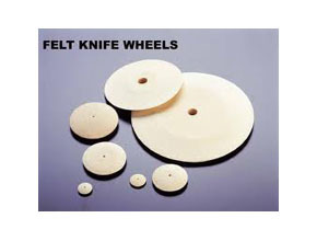 Felt Knief Wheels - Felt Material, Various Diameters and Arbor Sizes | Precise Finishing, Smooth Surfaces, Durable, Versatile Use