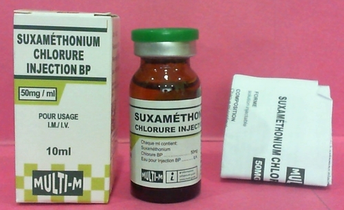 Suxamethonium Chlorure Injection BP
