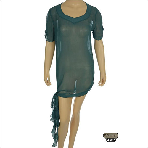 7 Shades of Jane Sheer Tunic Large